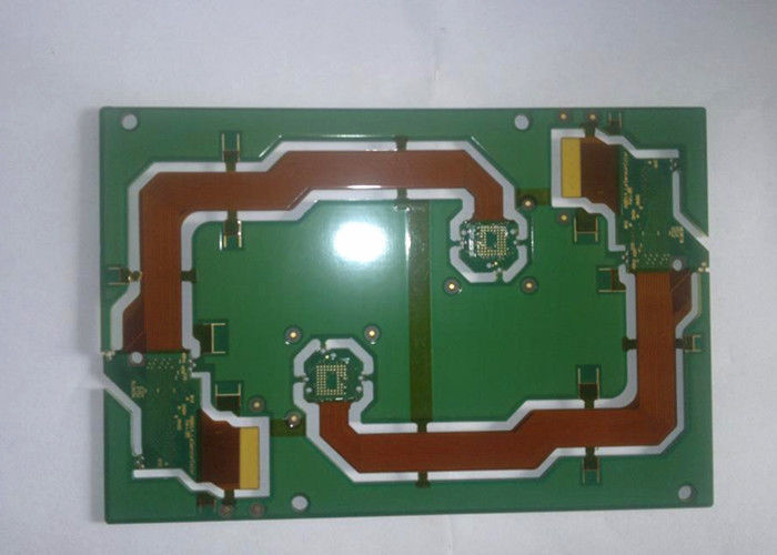 1-8 बार झुकना कठोर लचीला पीसीबी FR4 पॉलीमाइड पीईटी 52L 1-28 परतें ENIG OSP चांदी